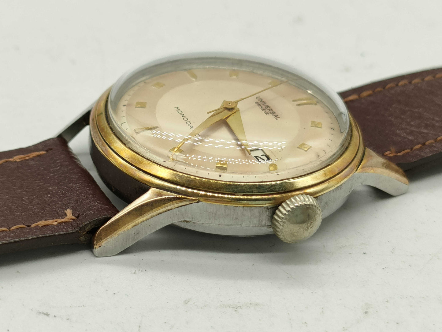 UNIVERSAL GENEVE MONODATE 21317 1413856 Hand-wound Boys' Watch