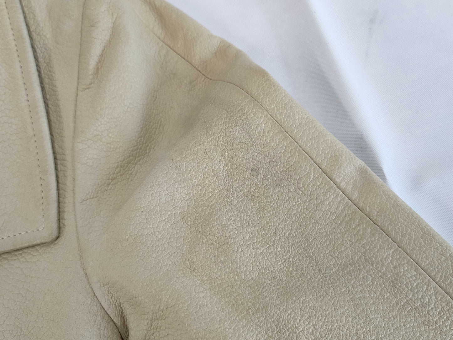 CHANEL Coco Mark Lamb Leather Jacket P31142 Size 34 Jacket