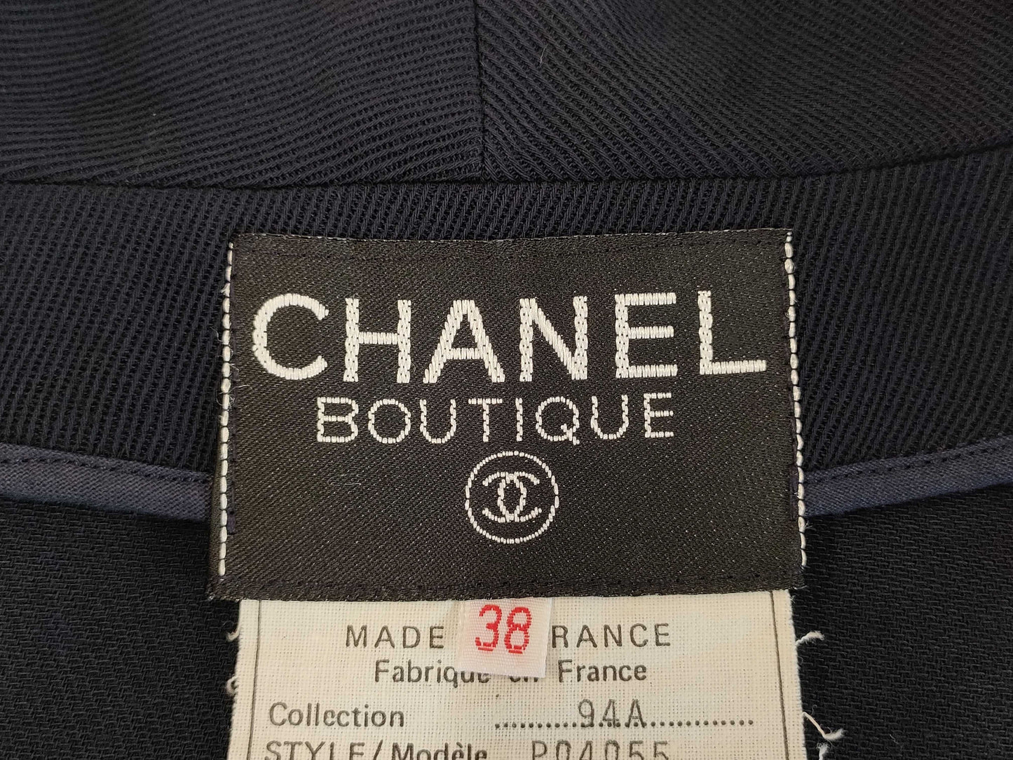 CHANEL Jacket 94A Wool P04055V0359 Size 38 Jacket