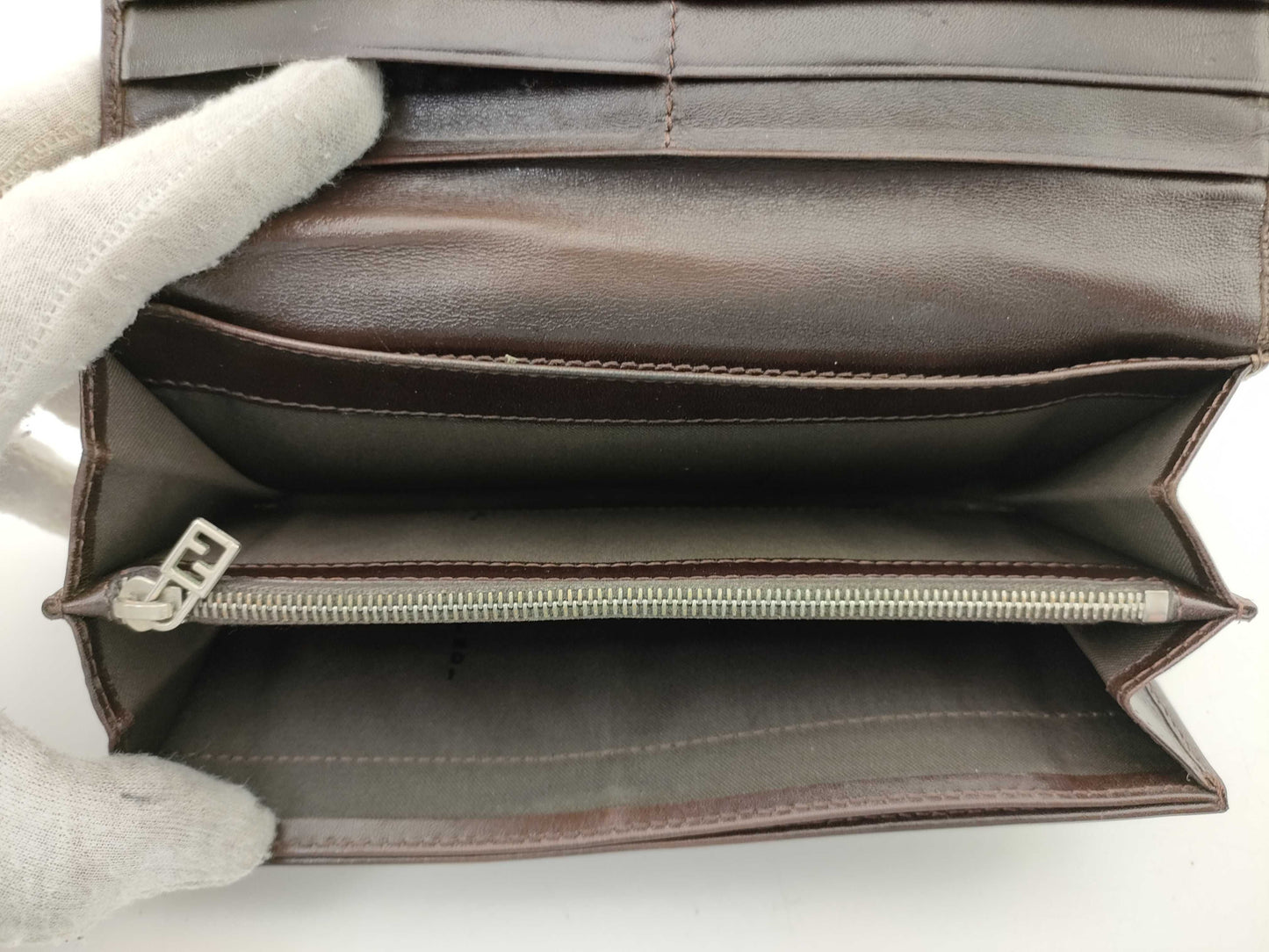 FENDI Zucca long wallet