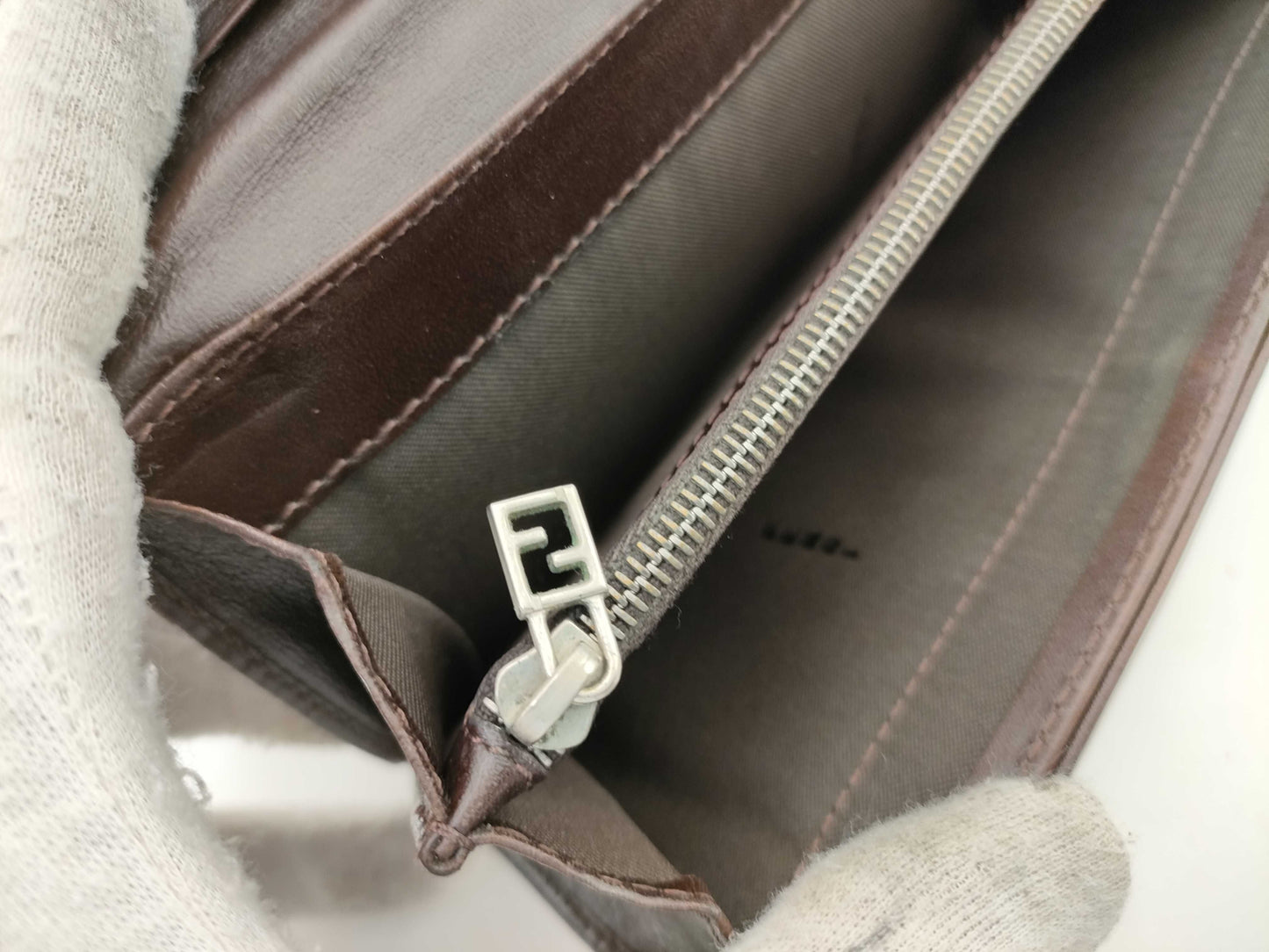 FENDI Zucca long wallet