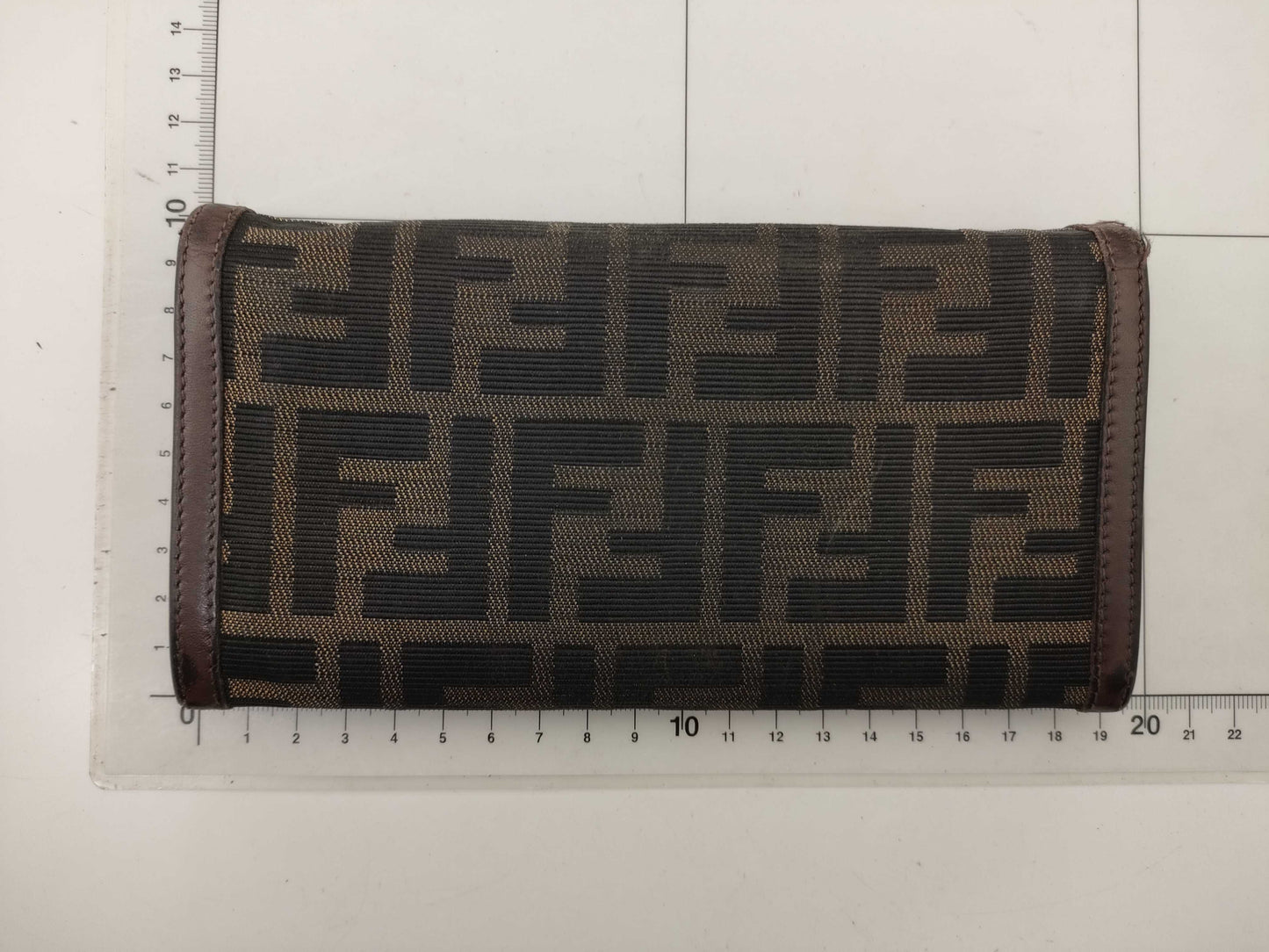FENDI Zucca long wallet