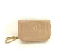 CHANEL Lambskin Coco Mark Chain Bag Beige 0 Series Shoulder Bag