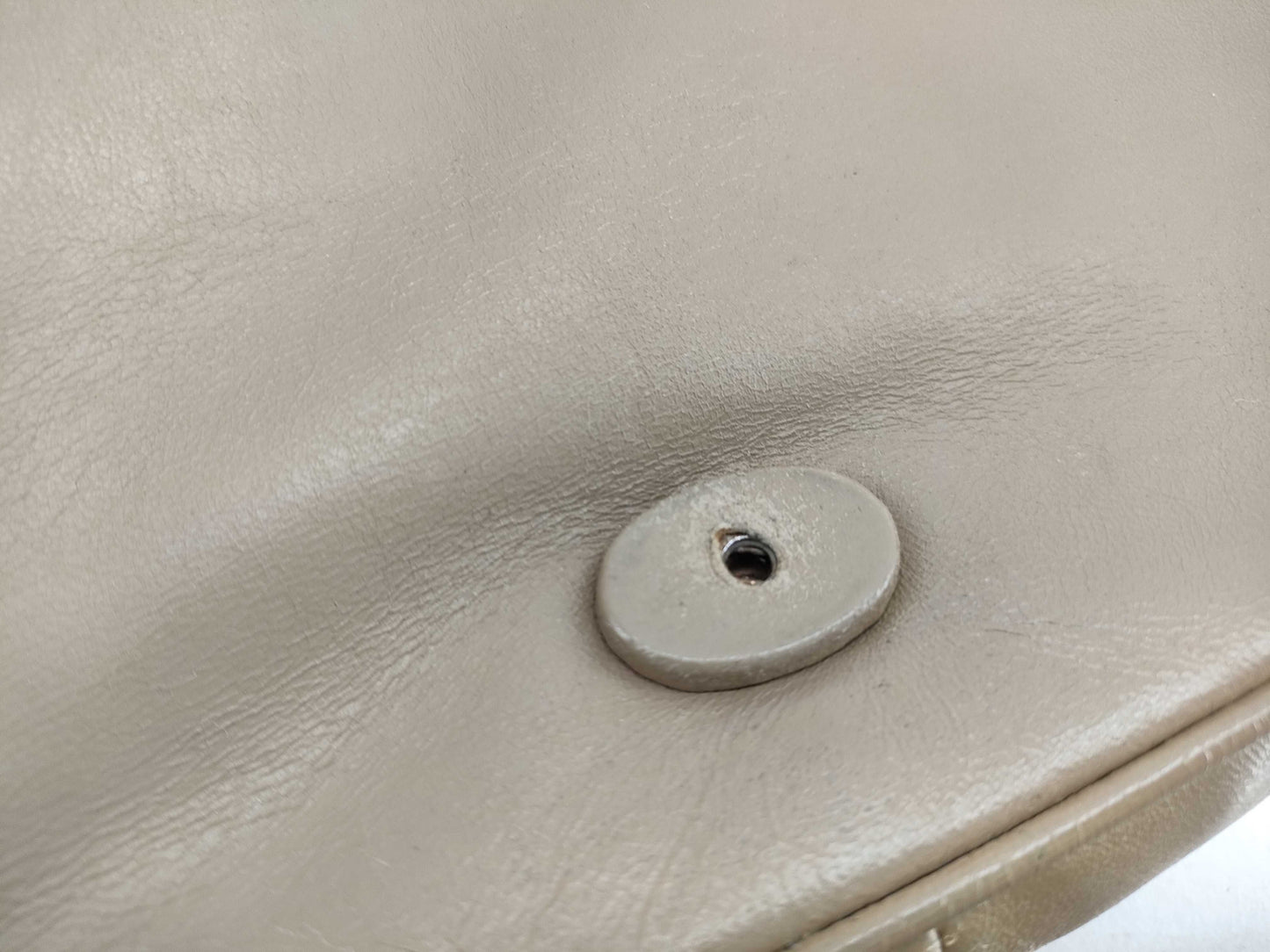 CHANEL Lambskin Coco Mark Chain Bag Beige 0 Series Shoulder Bag