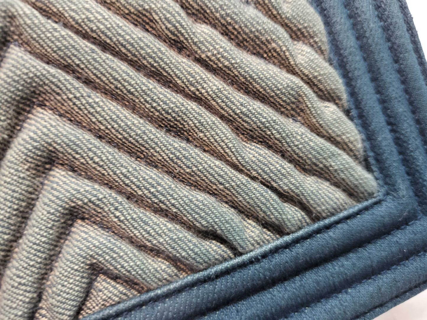 CHANEL Boy Chanel Chevron Denim Shoulder Bag 20862150