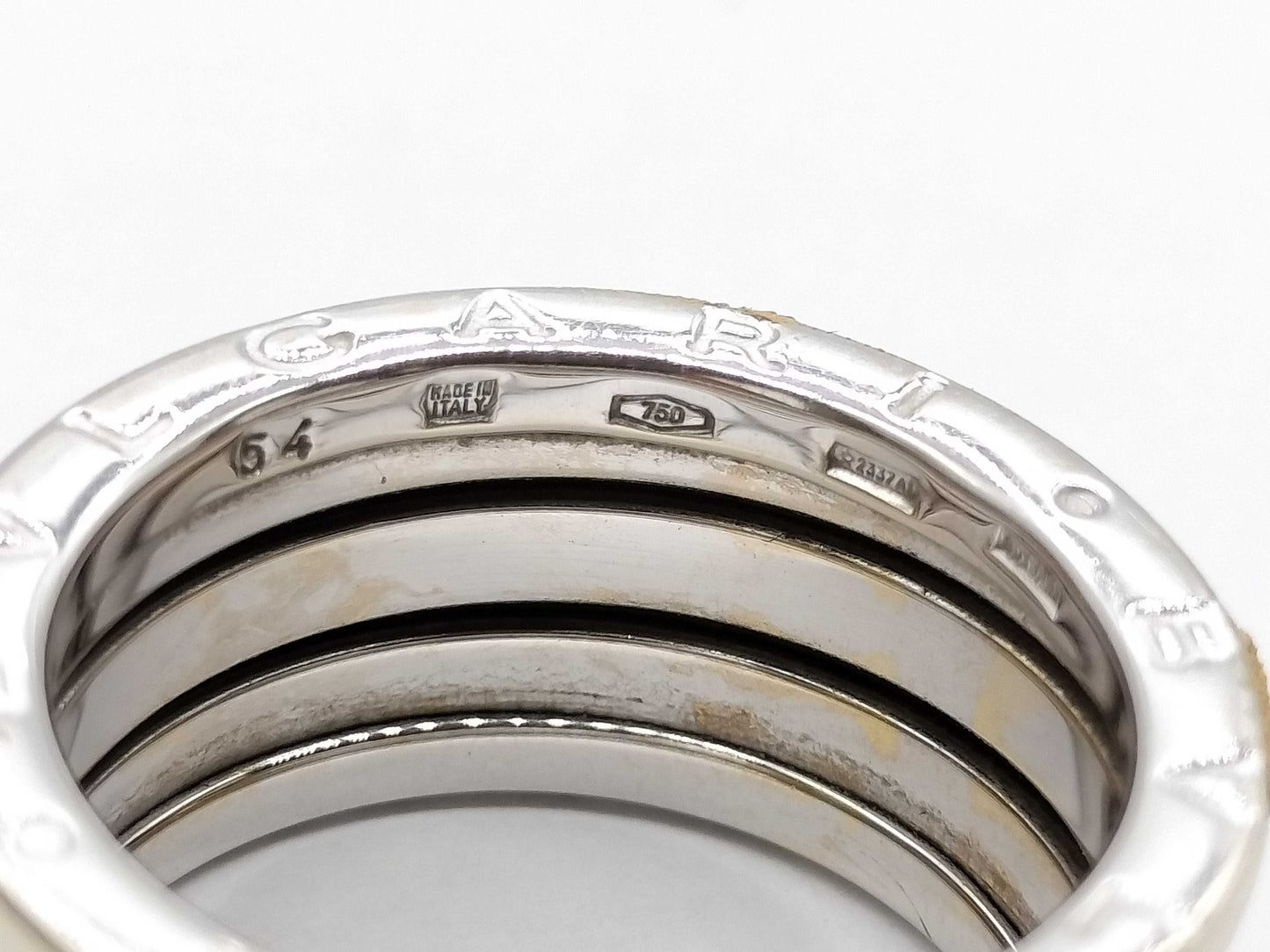 BVLGARI B.zero1 #54 WG 750 8.7g Ring