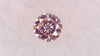 0.042ct FANCY PINK I-1 ****/GD/GD MEDIUM BLUE NATURAL 2.22-2.26X1.36mm RD Diamond Loose