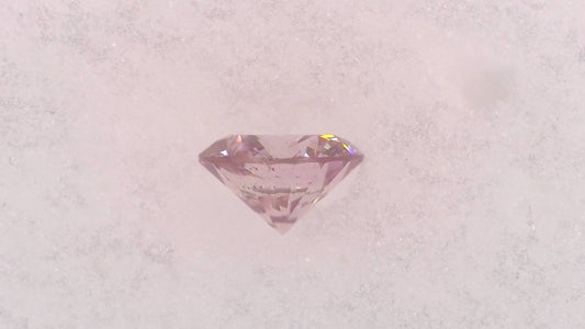 0.042ct FANCY PINK I-1 ****/GD/GD MEDIUM BLUE NATURAL 2.22-2.26X1.36mm RD Diamond Loose