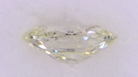 2.012ct UNDER N)VERY LIGHT YELLOW I-1 ****/GD/GD FAINT NATURAL 9.94-7.23X4.17mm OV Diamond Loose