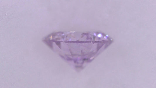 0.170ct FANCY PINK PURPLE I-2 ****/GD/FR NONE NATURAL 3.60-3.67X2.12mm RD Diamond Loose