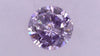 0.170ct FANCY PINK PURPLE I-2 ****/GD/FR NONE NATURAL 3.60-3.67X2.12mm RD Diamond Loose