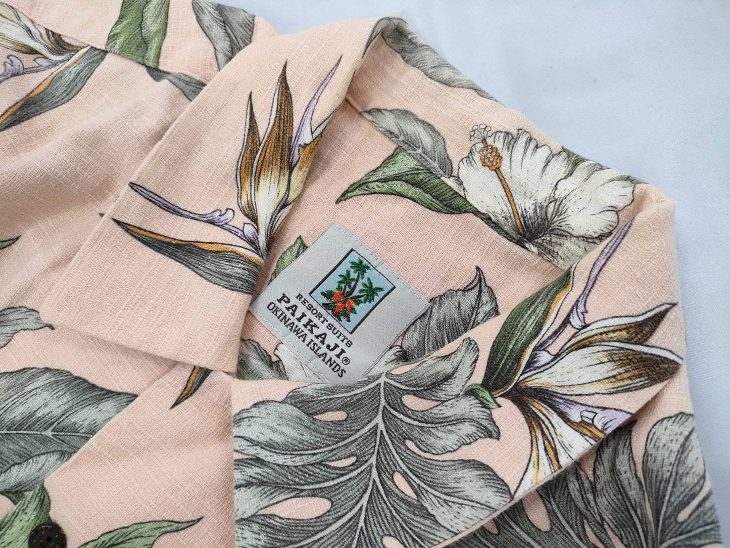 PAIKAJI Aloha Shirt Pink x Hibiscus Shirt