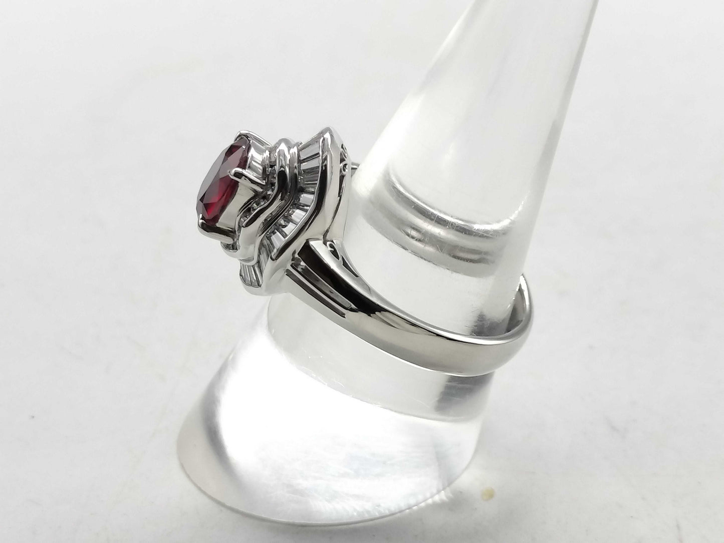 R1.62ct D0.98ct PT900 11.4g Ring