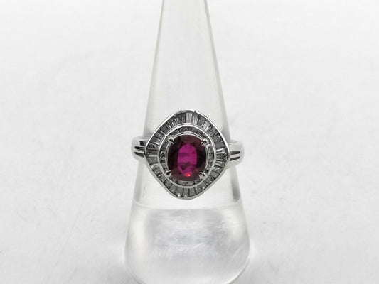 R1.62ct D0.98ct PT900 11.4g Ring