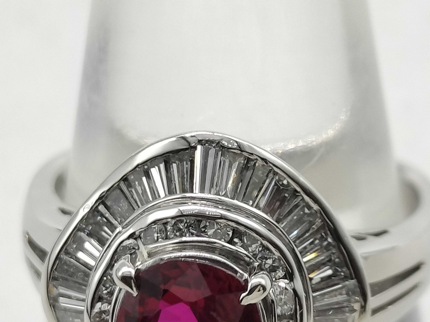 R1.62ct D0.98ct PT900 11.4g Ring