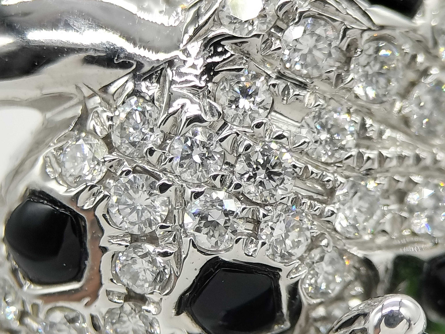 TL5.59ct G0.06ct D2.60ct K18WG 20.1g Ring