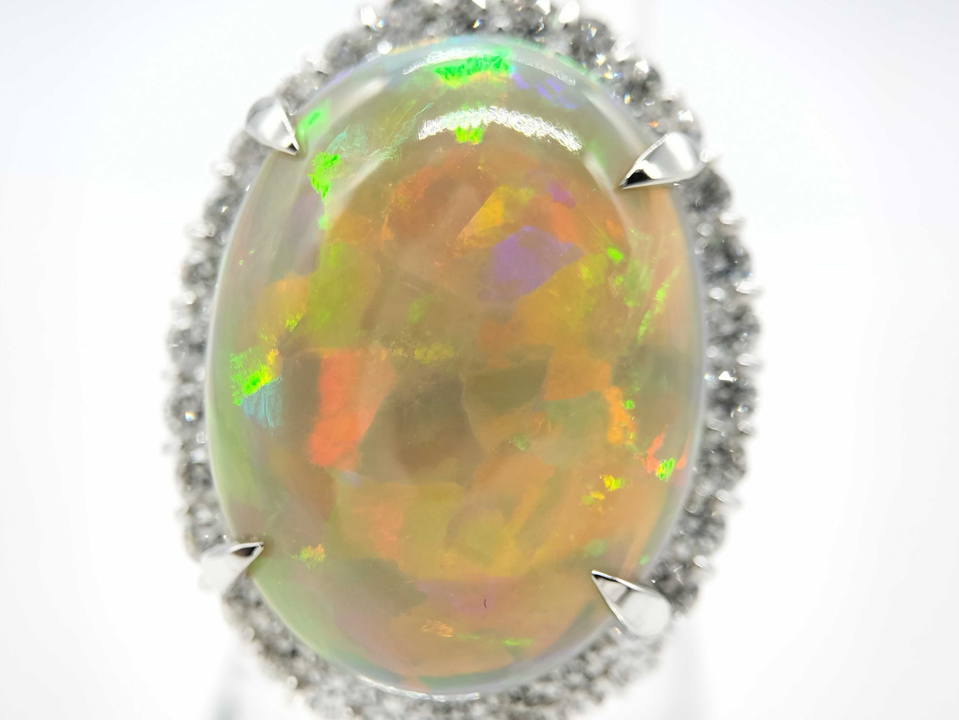 OP19.64ct D1.70ct PT900 18.8g Ring