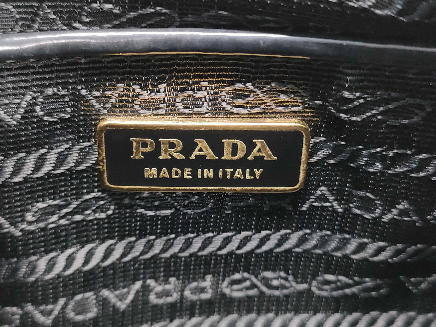 PRADA nylon shoulder bag