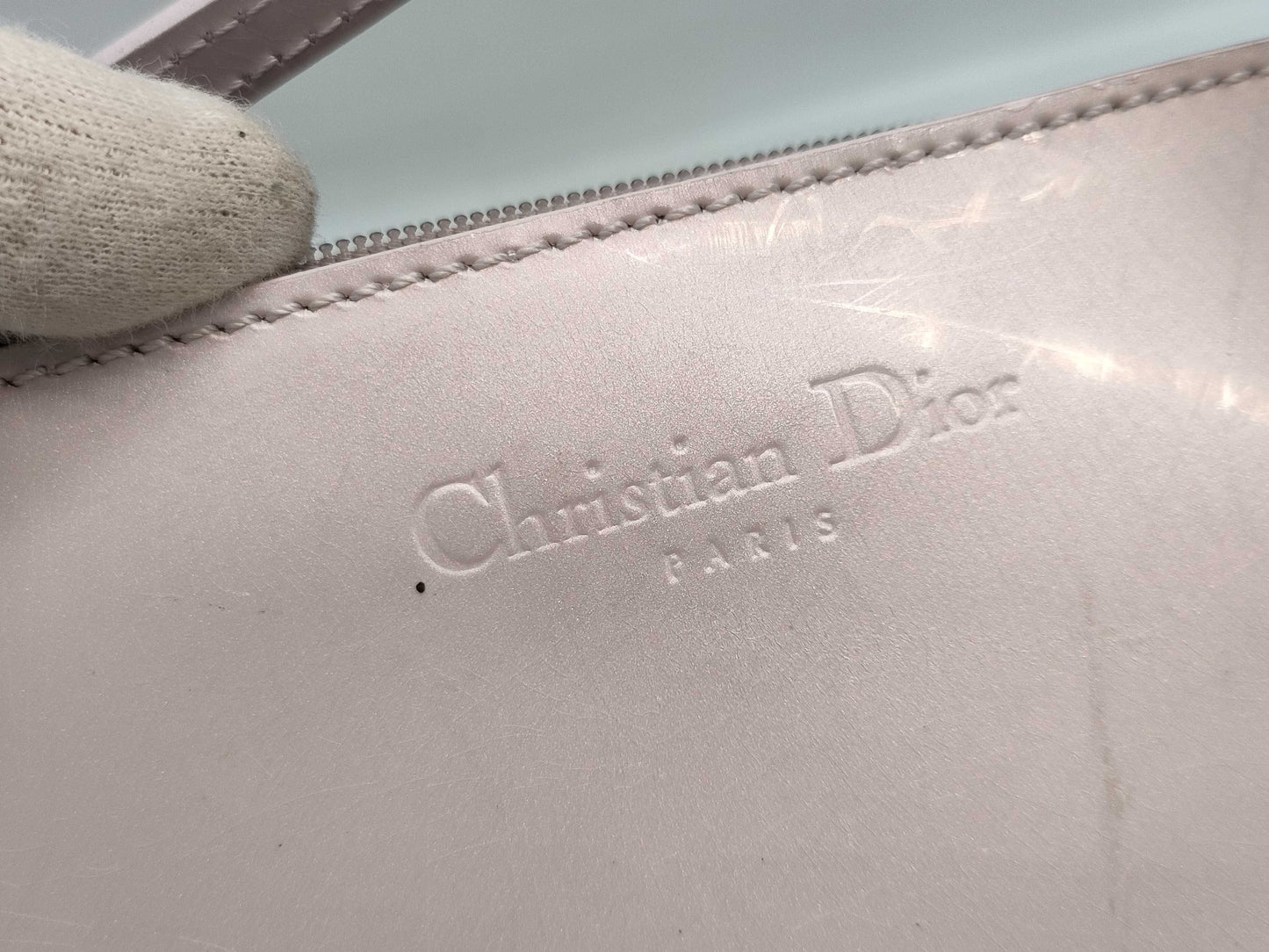 Dior enamel shoulder bag