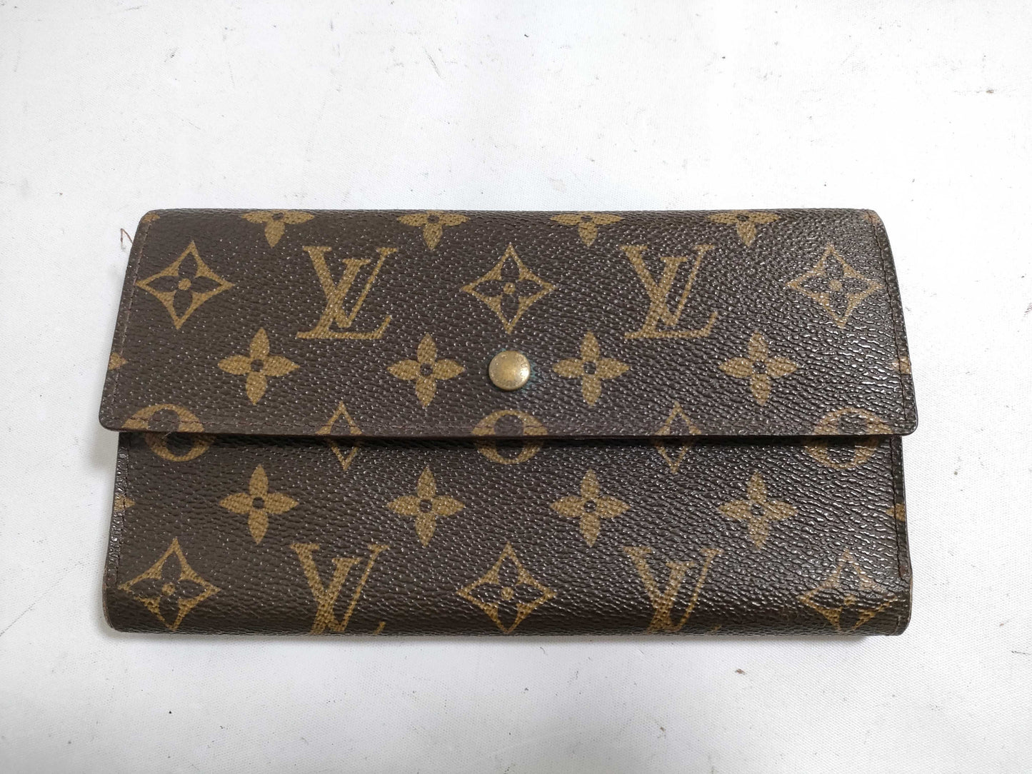CHANEL N61217 Monogram Matelasse Chain Shoulder Bag, White, 3rd Series Wallet