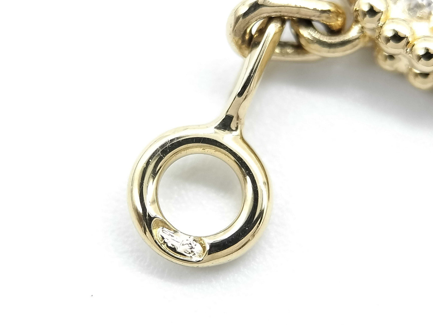 Van Cleef & Arpels Vintage Alhambra 5-Piece Diamond Bracelet in Yellow Gold and Au750, 14.1g