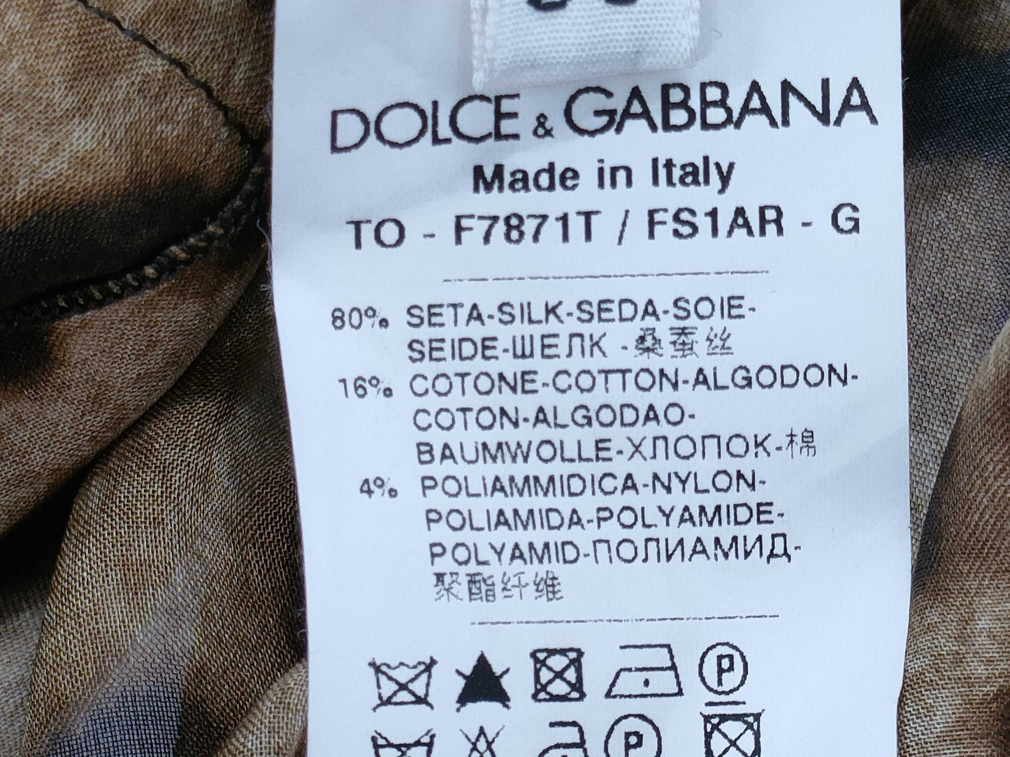 DOLCE&GABBANA Silk Leopard Print Dress