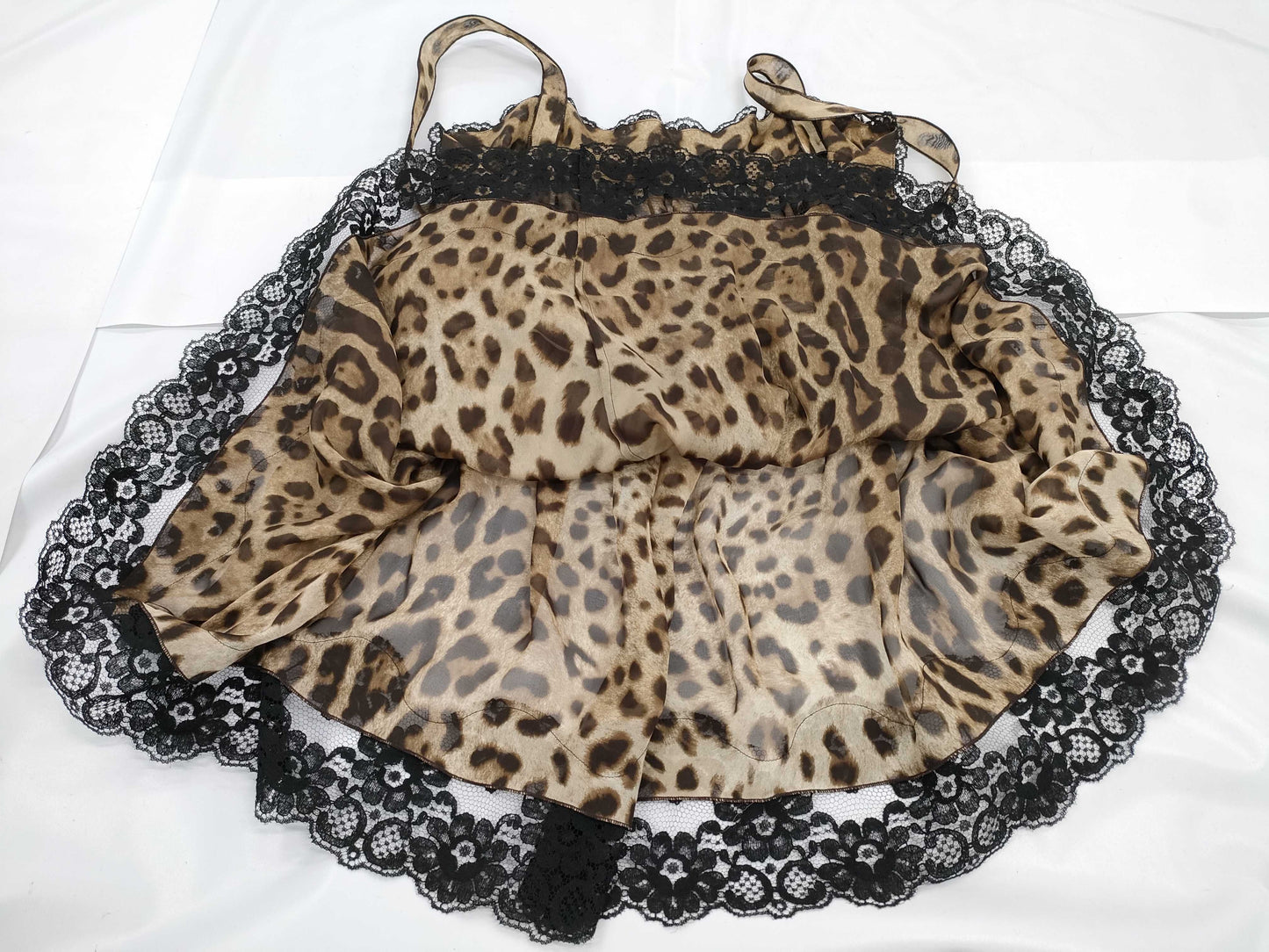 DOLCE&GABBANA Silk Leopard Print Dress