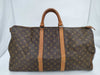 LOUIS VUITTON Monogram Keepall Bandouliere/No Band Boston Bag