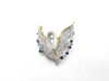 Nobuko Ishikawa, S1.64ct, D0.82ct, PT900/K18, 22.7g, Brooch