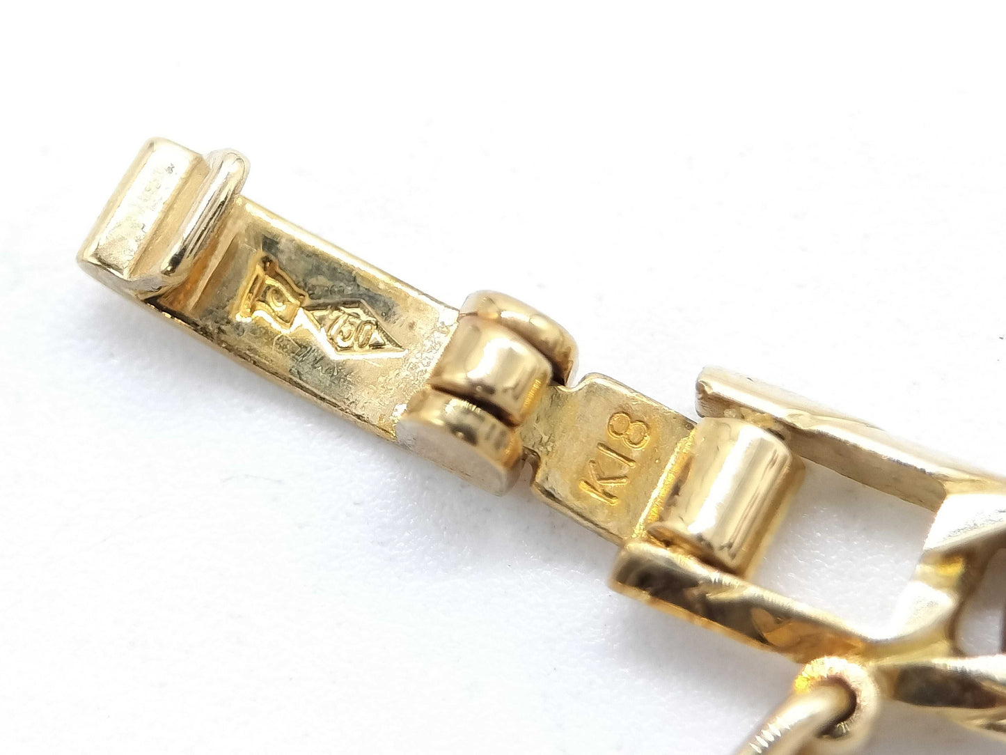 SEIKO Kihei 6-sided double K18 30.4g necklace