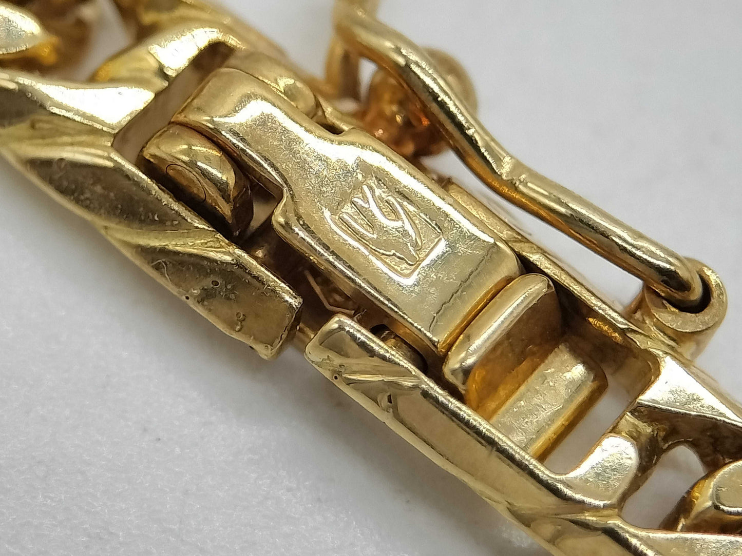 SEIKO Kihei 6-sided double K18 30.4g necklace