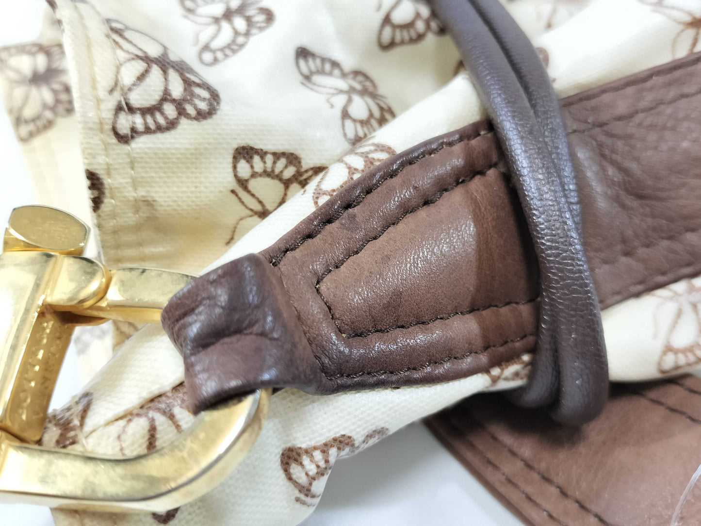 BOTTEGA VENETA Butterfly Print Shoulder Bag