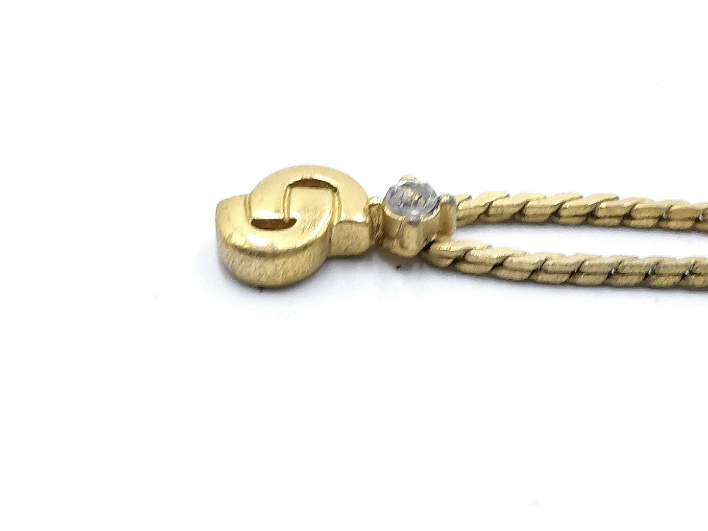 Dior logo necklace necklace