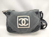 CHANEL Sport Chanel Sport Shoulder Bag Coco Mark Denim Shoulder Bag