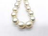 MIKIMOTO M Charm Nanyang Semi Round Pearl Diameter Approx. 10.0mm - 13.6mm Diamond K14 97.3g Necklace