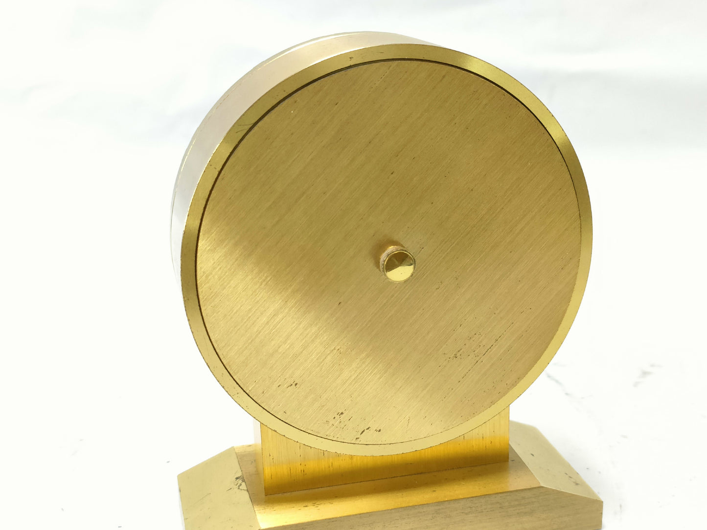 Tiffany & Co. Atlas Table Clock, Gold, Body Only, Non-Working