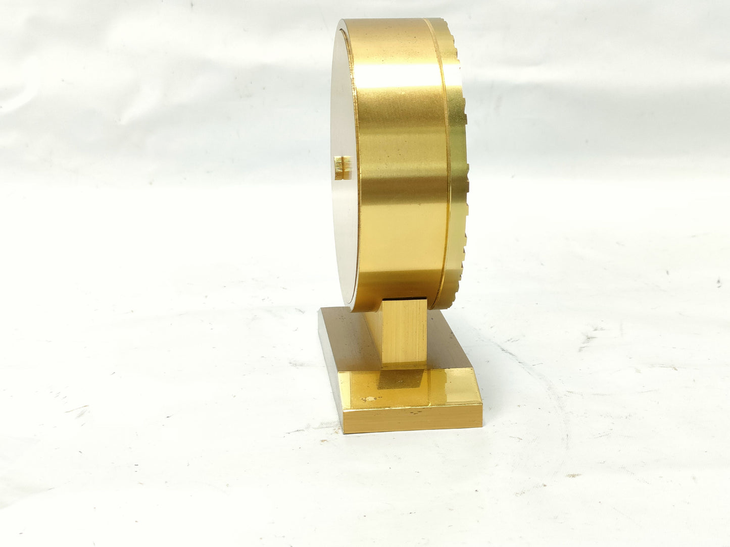 Tiffany & Co. Atlas Table Clock, Gold, Body Only, Non-Working
