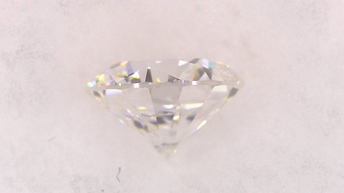 0.610ct F VS-2 GOOD/GD/FR NONE NATURAL 5.36-5.44X3.34mm Diamond Loose