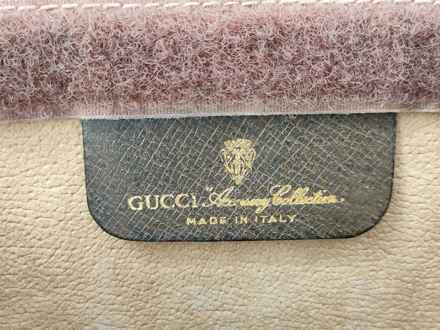 GUCCI GG Supreme Old Gucci Second Bag Sherry Second Bag