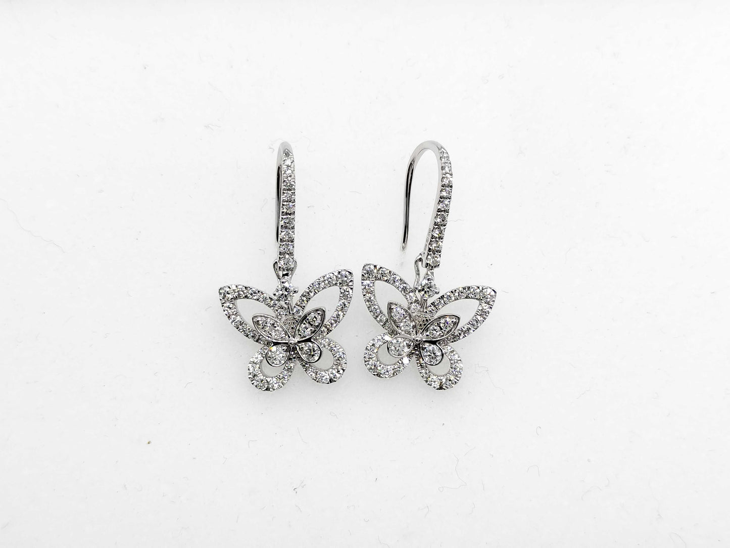 GRAFF Butterfly Diamond WG Au750 4.8g Earrings