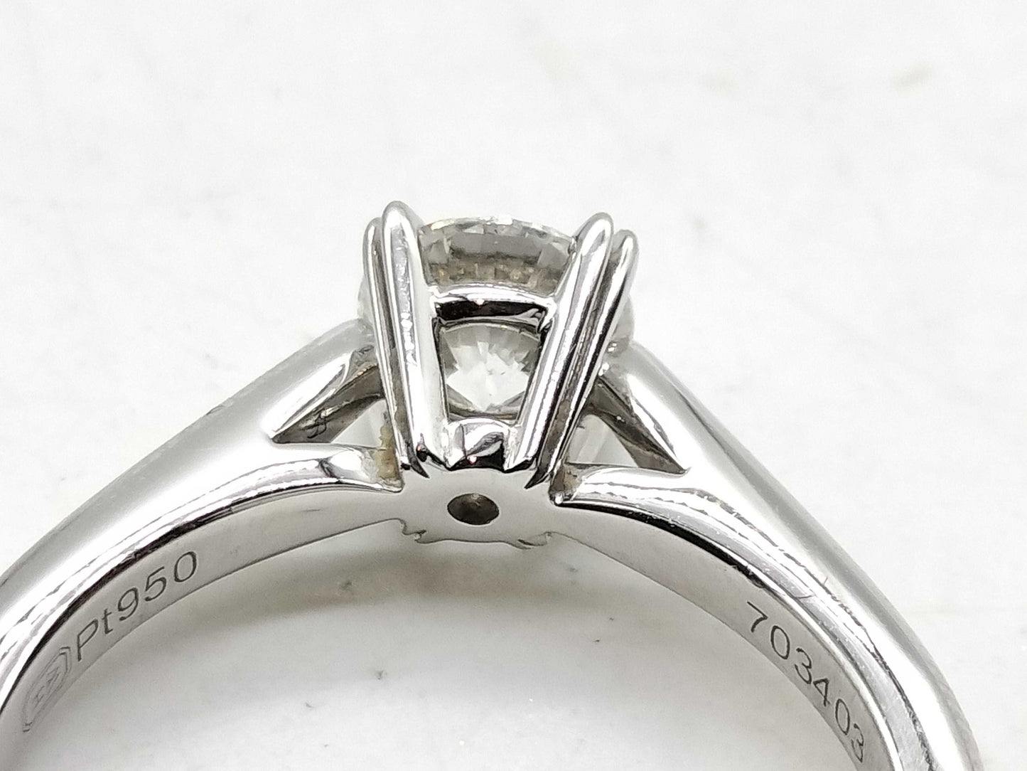 HARRY WINSTON D0.53ct Pt950 3.8g Ring