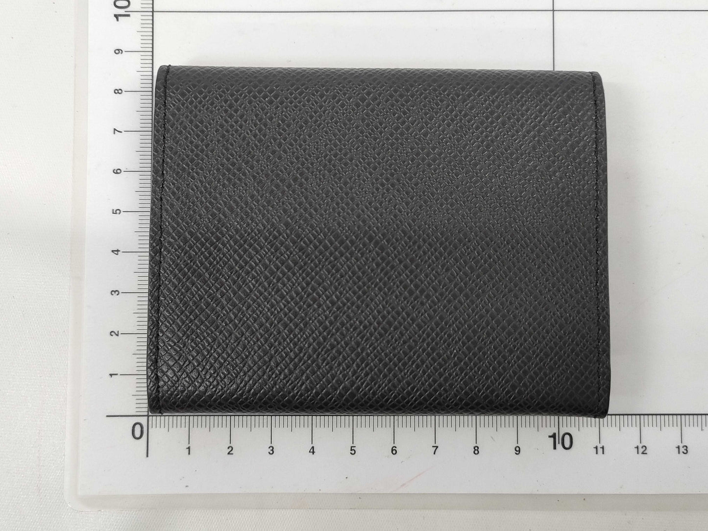 LOUIS VUITTON Taiga M64595 Envelope Carte de Visite NM Coin Case