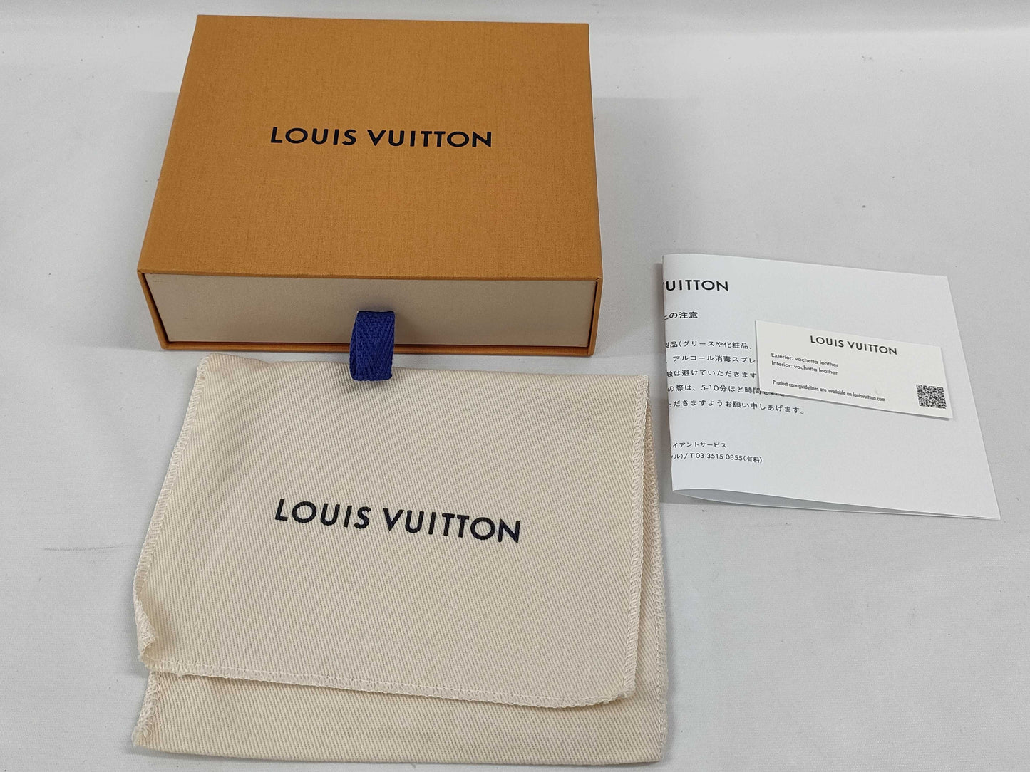 LOUIS VUITTON Taiga M64595 Envelope Carte de Visite NM Coin Case
