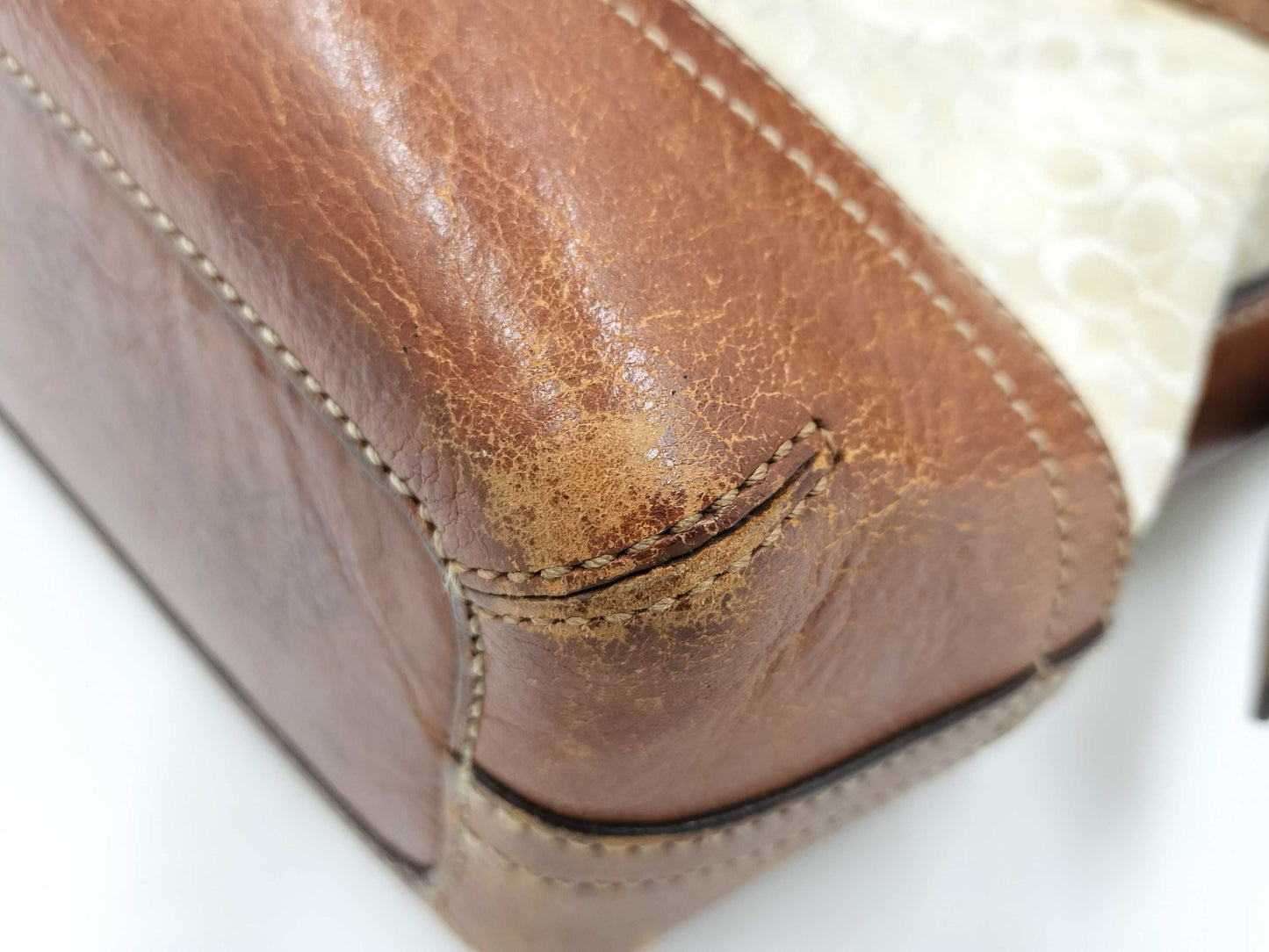 COACH Signature Marc Jacobs Leather Shoulder Bag