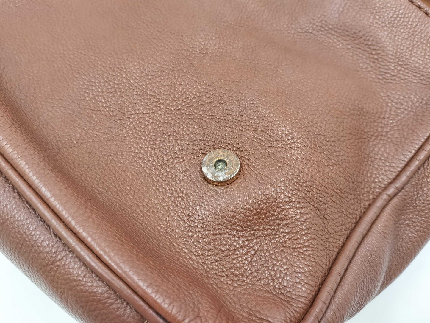 COACH Signature Marc Jacobs Leather Shoulder Bag