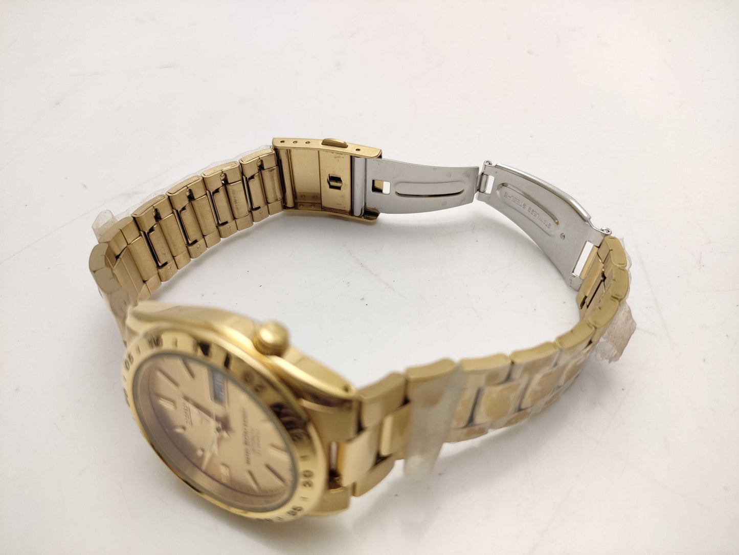 SEIKO 7s26-02t0 Automatic Watch with Champagne Dial, Men's Watch