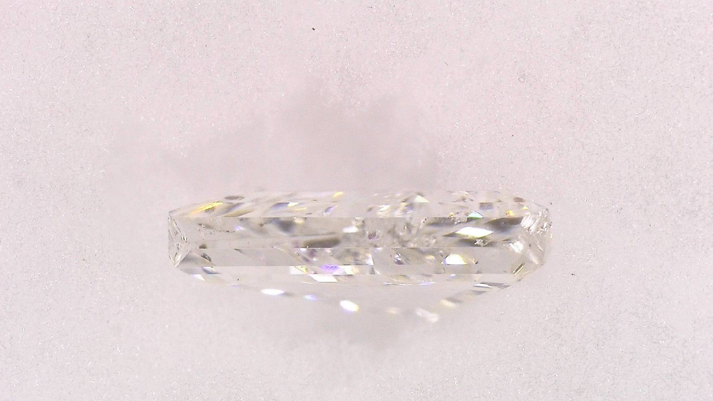 0.264ct G SI-2 ****/GD/FR FAINT NATURAL 4.53-5.33X1.47mm X Diamond Loose