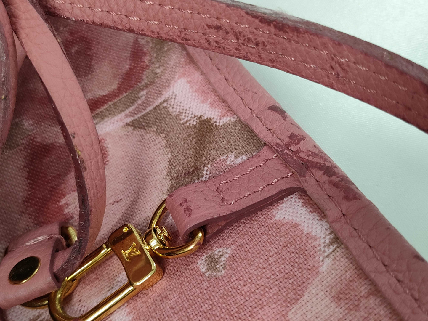 LOUIS VUITTON Monogram M40939 Neverfull GM Ikat Flower Tote Bag