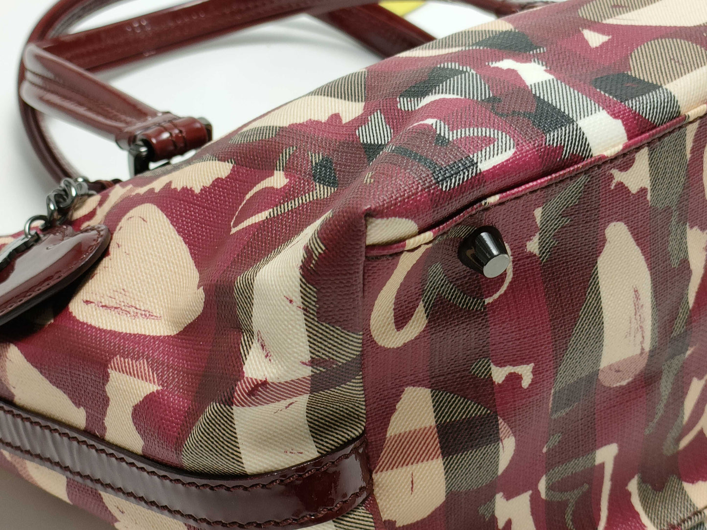 BURBERRY PVC/enamel/tote bag