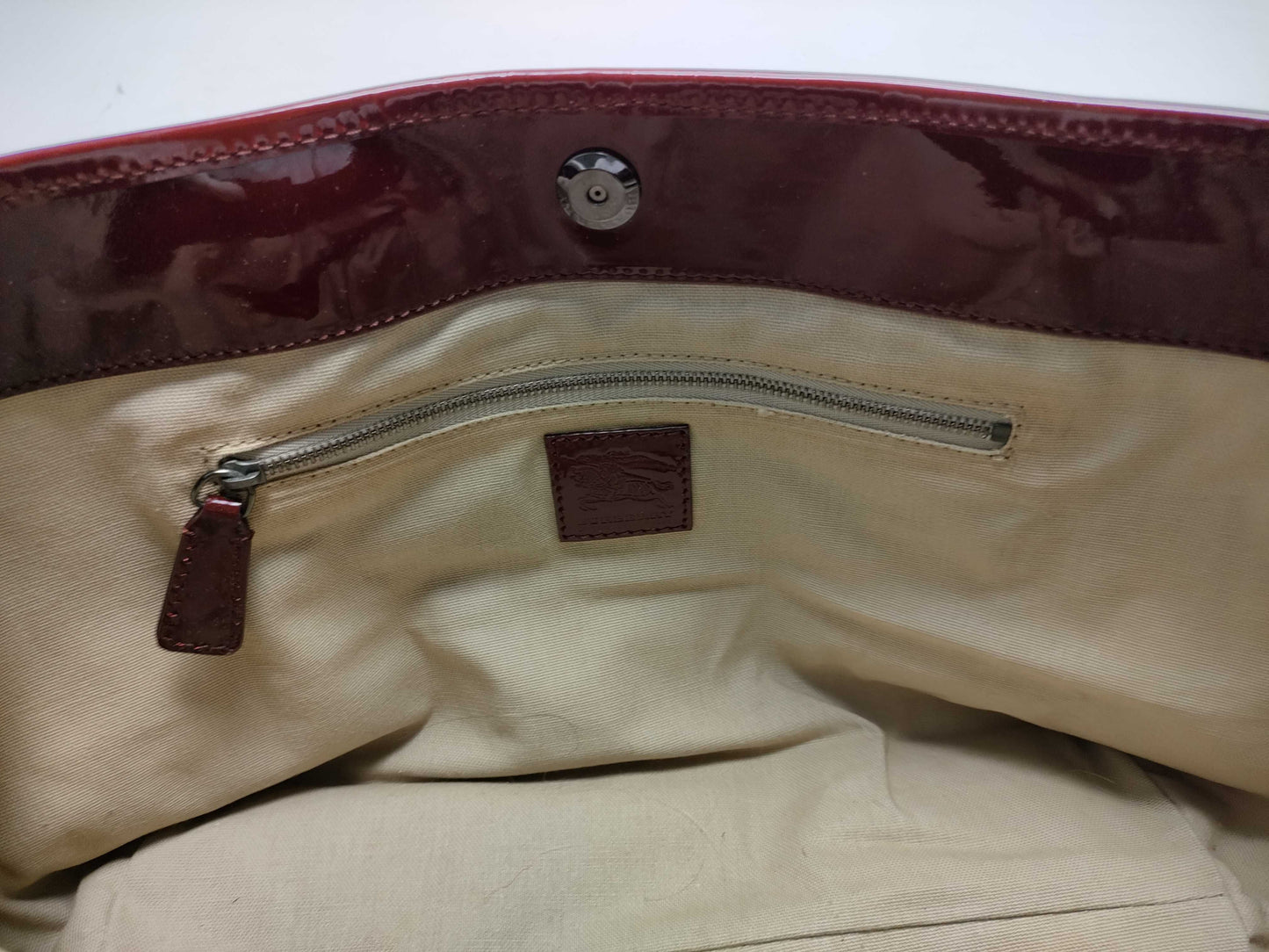 BURBERRY PVC/enamel/tote bag